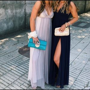 White grey mauve dress size 2/4, worn once